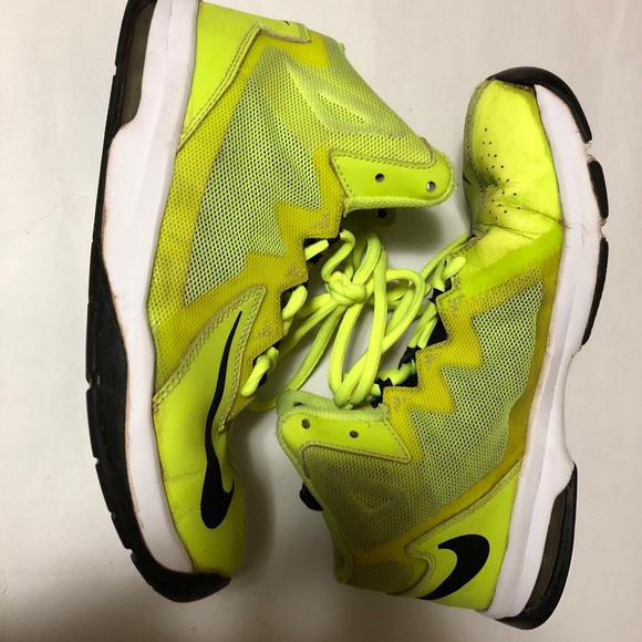 Nike Air Max Sitter Step 2 Yellow Black White Size7Y Authentic - Picture 2 of 8